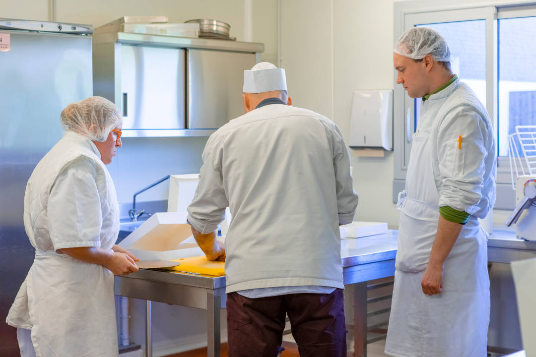 Découpe de la galette des rois